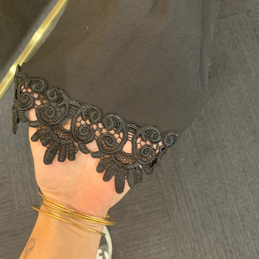 Angelic Long Sleeve Black Dress - Picture 4 of 7